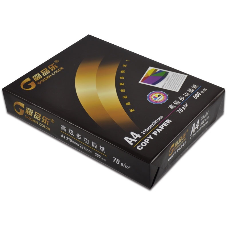 亚太森博(asia symbol)晶彩高品乐 70g a4高级多功能复印纸5包/箱