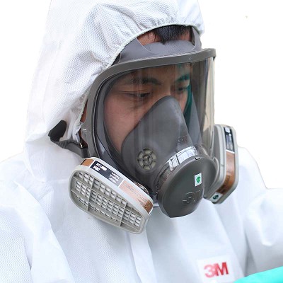 6800防毒面具配6001滤毒盒 化工 农药 消防面具 喷漆防毒口罩 全面罩