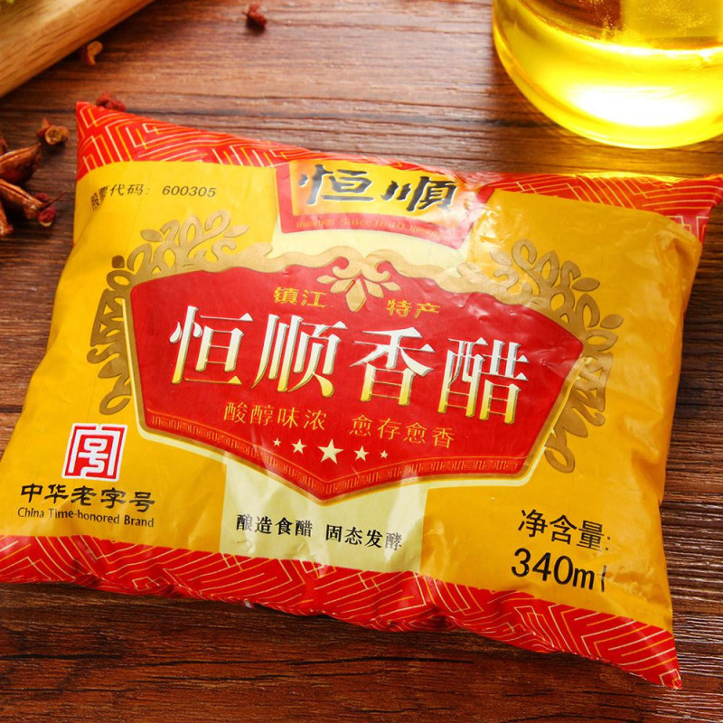 恒顺 香醋 简易袋装 340ml