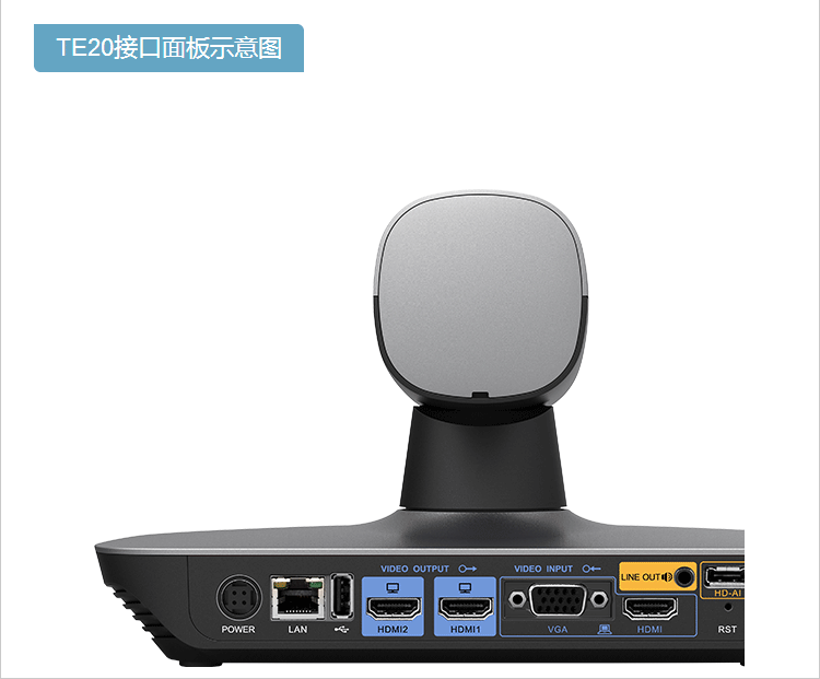 华为(HUAWEI)TE20-5X 一体化视频会议终端_